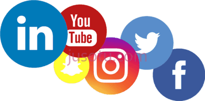 社交媒体,all social media logos black and white PNG