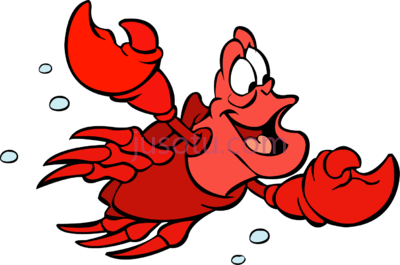 小美人鱼,sebastian crab from little mermaid PNG