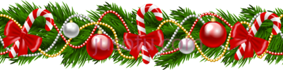花环圣诞节,garland christmas PNG