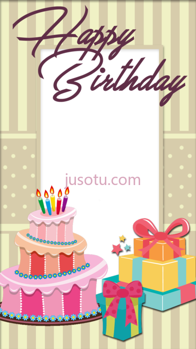 生日蛋糕标签,birthday frame tags PNG