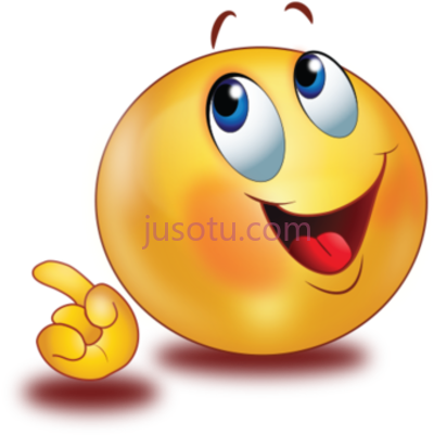 笑脸指指点点,happy face finger pointing smiley PNG