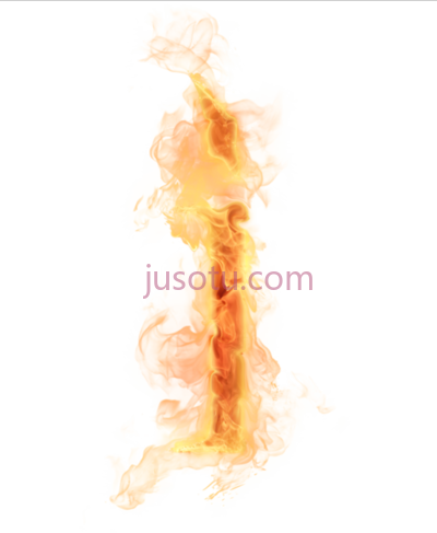 火字母I,fire letter burning i PNG