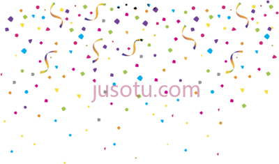 五彩纸屑,confetti PNG