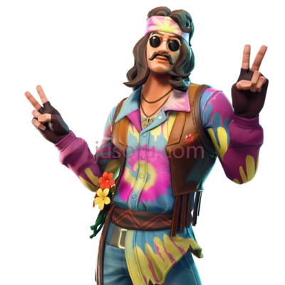 堡垒之夜,far out man fortnite new leaked skins roadtrip PNG