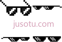 暴徒生活眼镜PNG