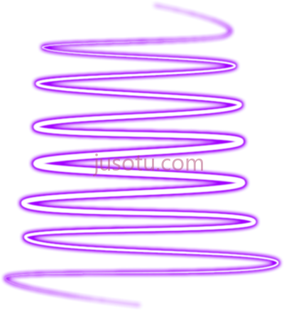 紫色霓虹灯螺旋,neon shape overlay PNG