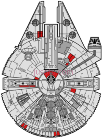 千年隼星球大战,millennium falcon star wars icon PNG