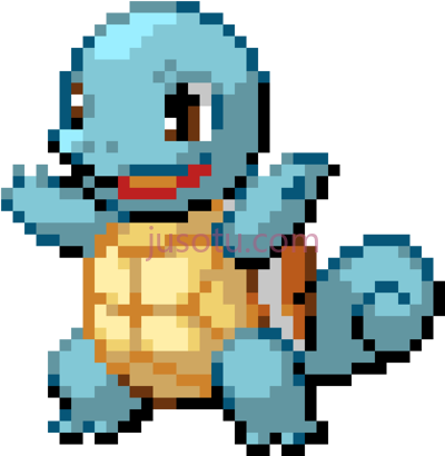 杰尼龟,pokemon squirtle sprite PNG