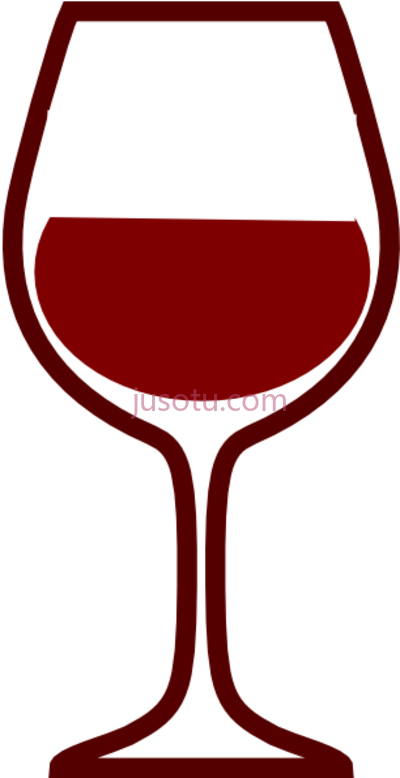 红葡萄酒玻璃,glass silouhette PNG