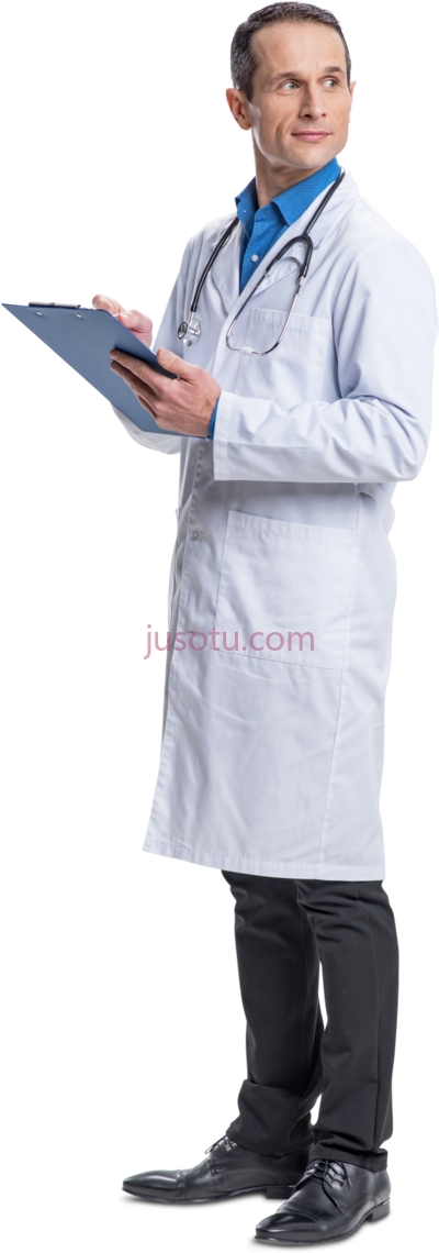 医生,doctor standing library PNG