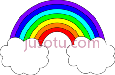 彩虹云PNG