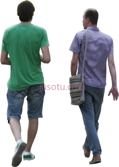 人行走,2d people walking PNG