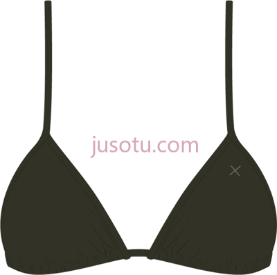 比基尼上衣,forest green bikini top ii PNG
