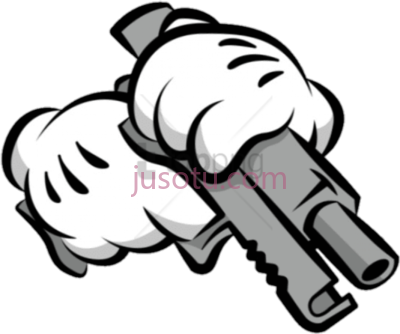 米老鼠手枪,report abuse mickey mouse hand gun PNG