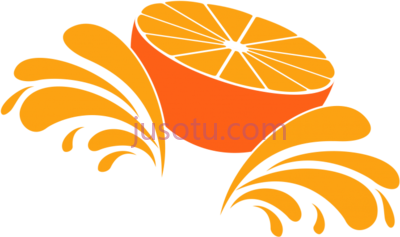 橙汁,orange juice logo PNG