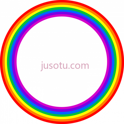 圆彩虹,full circle rainbow PNG