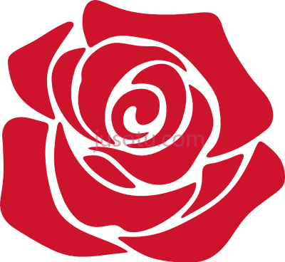 玫瑰,rose color web silhouette art PNG
