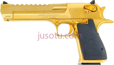 沙漠之鹰,desert eagle 357 magnum titanium gold PNG