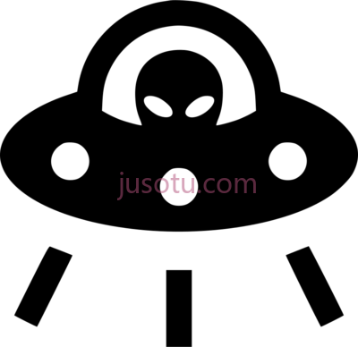 不明飞行物飞船外星人,ufo space ship alien icon PNG