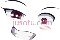 脸红沾沾自喜PNG