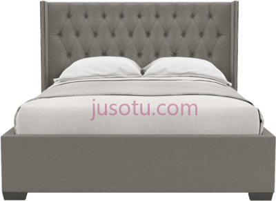 双人床,queen size bed PNG