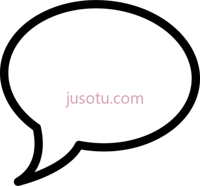 白色标志聊天泡泡,chat bubble ios 7 interface symbol PNG