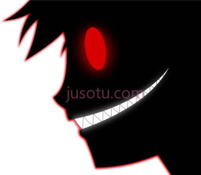 男孩红眼,red eyes minimalism anime PNG