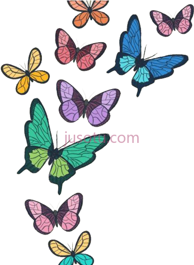 水彩蝴蝶,insects watercolor butterfly PNG