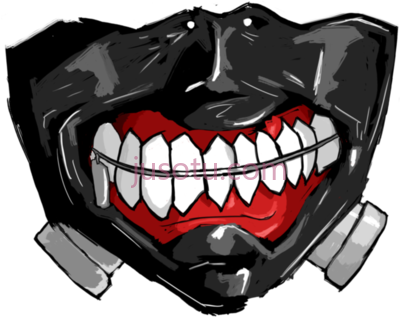 东京食尸鬼面具T恤罗,tokyo ghoul mask t shirt roblox bandana PNG
