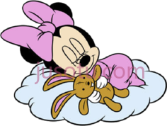 米妮老鼠睡觉PNG