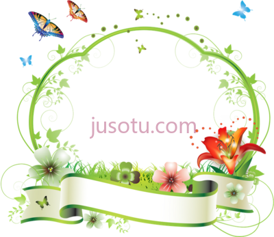 花,flower borders and frames PNG