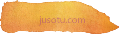 水彩黄,watercolor banner yellow PNG