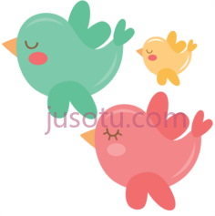 可爱鸟,卡通,动画 PNG
