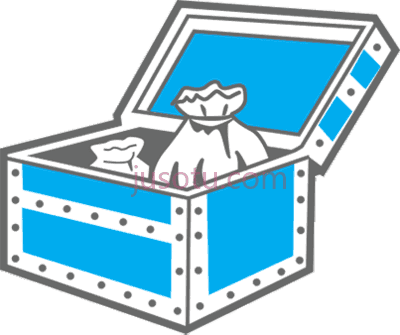 财宝箱,monopoly treasure chest card PNG