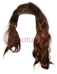 棕色凌乱头发PNG