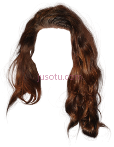 棕色凌乱头发,jesus hair messy brown PNG