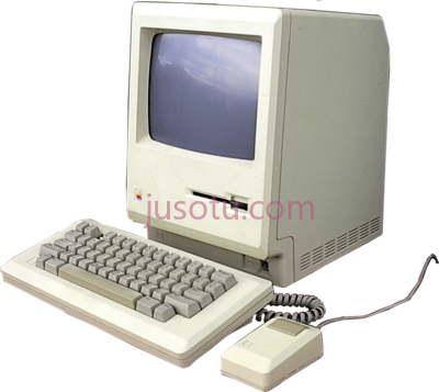 老式苹果电脑,vintage stick apple computer old PNG
