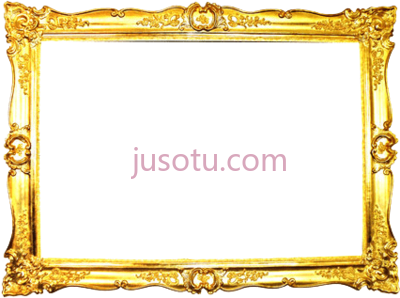 华丽金框,ornate gold frame PNG