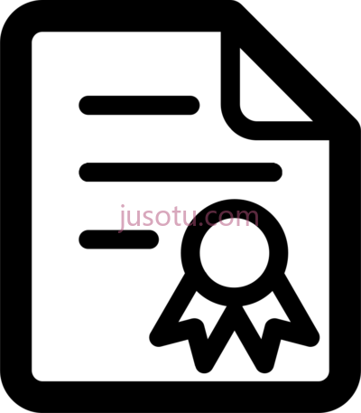 证书,certificate icon PNG
