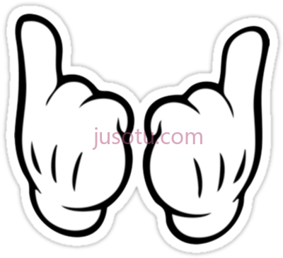 米老鼠,dope mickey mouse hands guns PNG