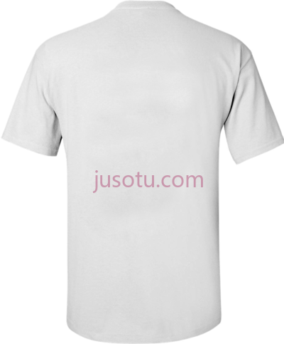 白色T恤,white t shirt front and back PNG