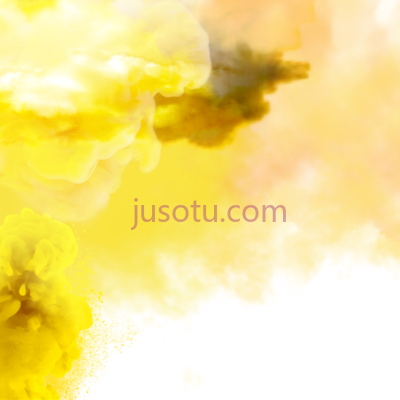 黄云冒烟,yellow clouds smoke PNG