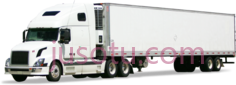 白色卡车拖车PNG