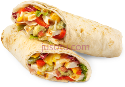鸡肉卷,wrap de pollo PNG