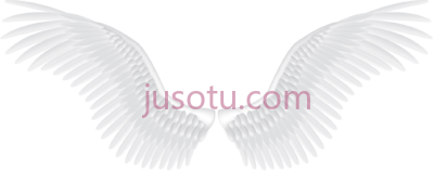 白色天使翅膀,white angel wings PNG