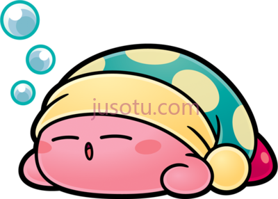 星之卡比,sleep kirby sleepy PNG