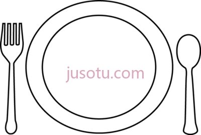 汤匙,silver cooking spoon dinner plate black and white PNG