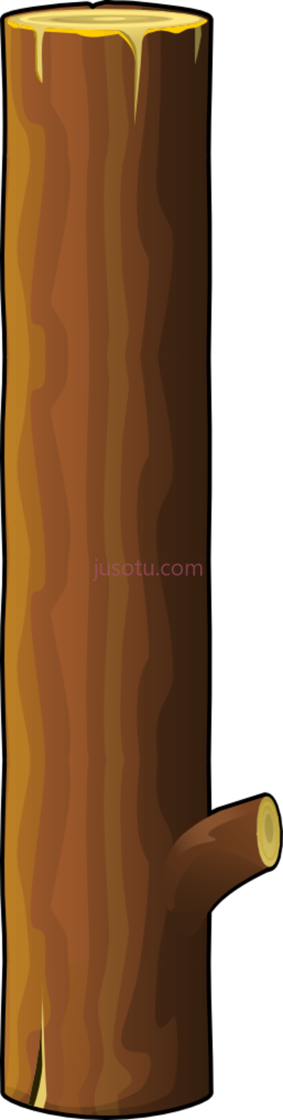 长树干,long tree trunk art PNG
