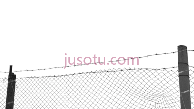 铁丝网围栏,barbed wire fence PNG