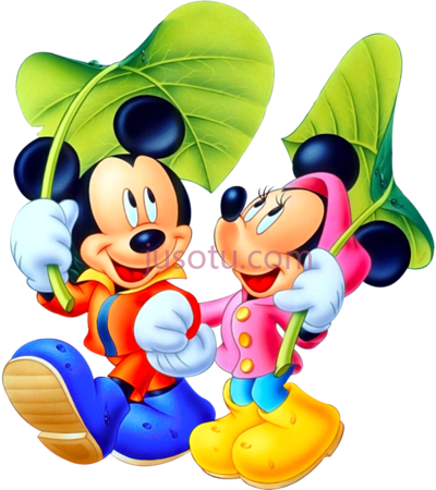 米老鼠,mickey mouse and minnie logo PNG